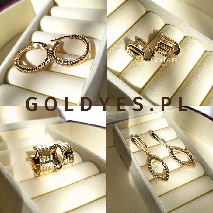 ZŁOTA biżuteria próby 585 14 k GOLDYES Jubiler