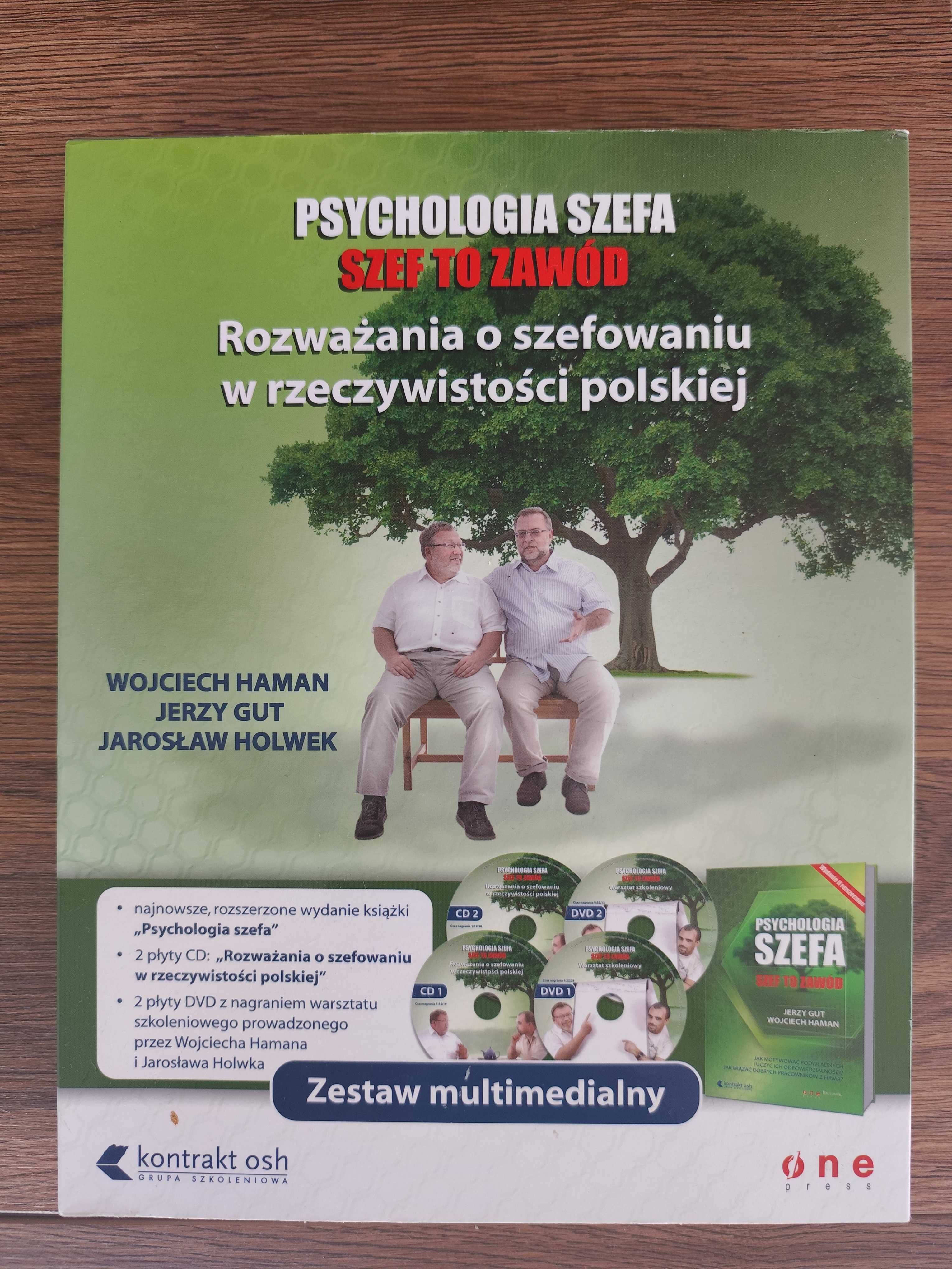 Psychologia Szefa- zestaw, książka i płyty. Nieużywany