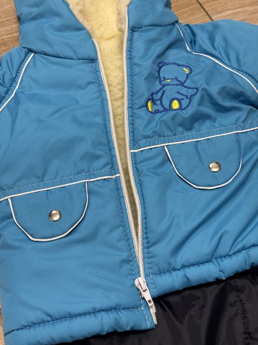 Лот 2 речі комбез фліска , куртка тепла на 3м