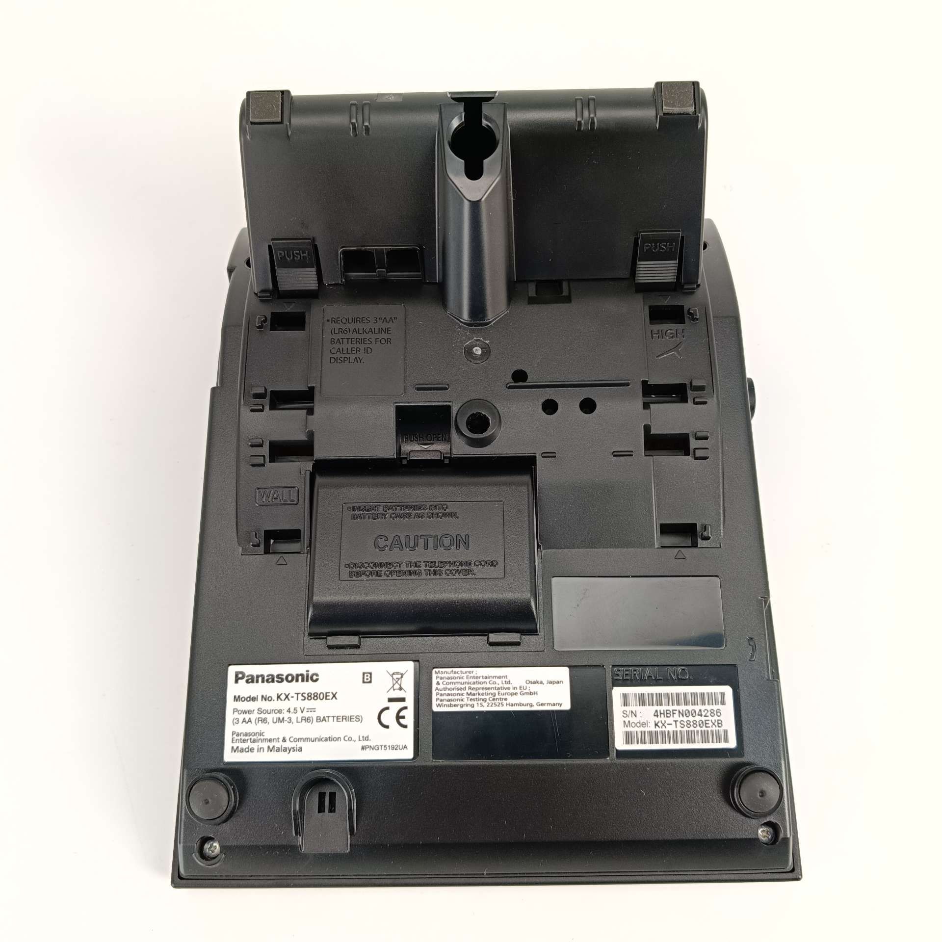 Telefon bezprzewodowy Panasonic KXTS880EXB czarny