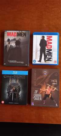 DVDs e Blu-rays de séries e filmes