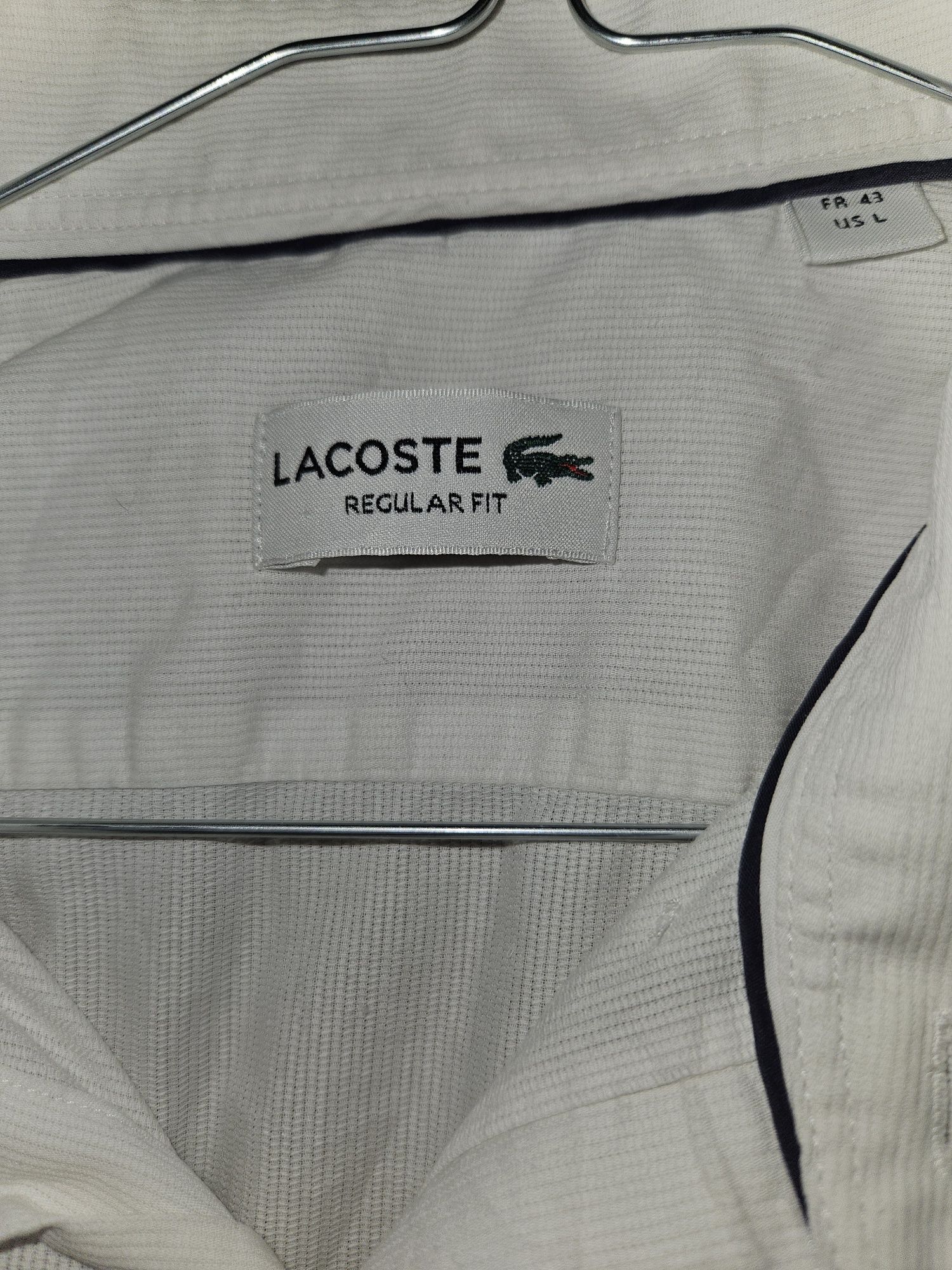 Koszula biała Lacoste