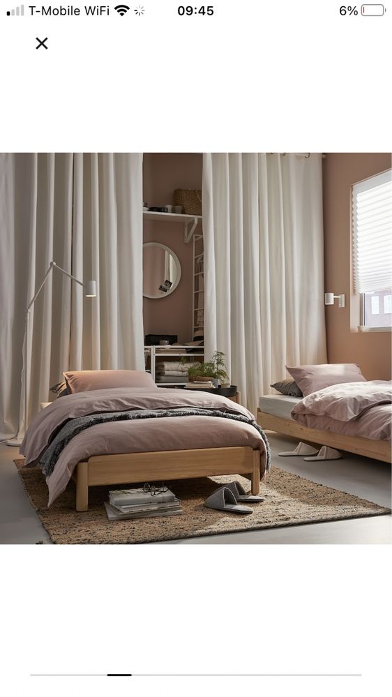 Łóżko UTAKER IKEA sosna sztaplowane