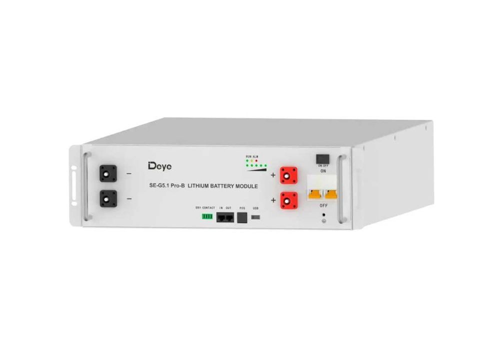 Акумулятор Deye SE-G5.1 Pro-B LiFePO4 51.2V 100Ah (5.12 кВт·год)