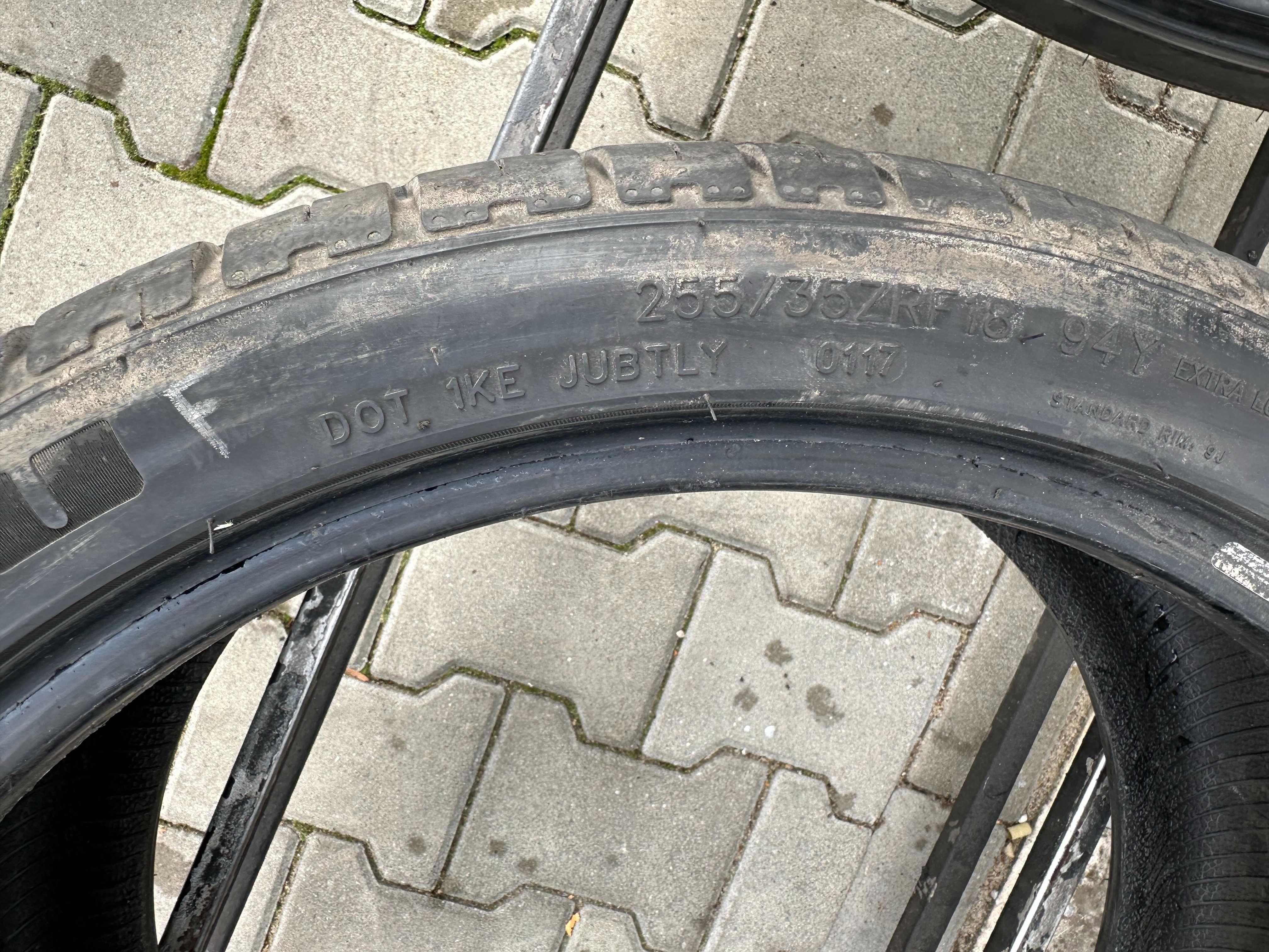 255/35r18 run flat opony letnie para 2szt