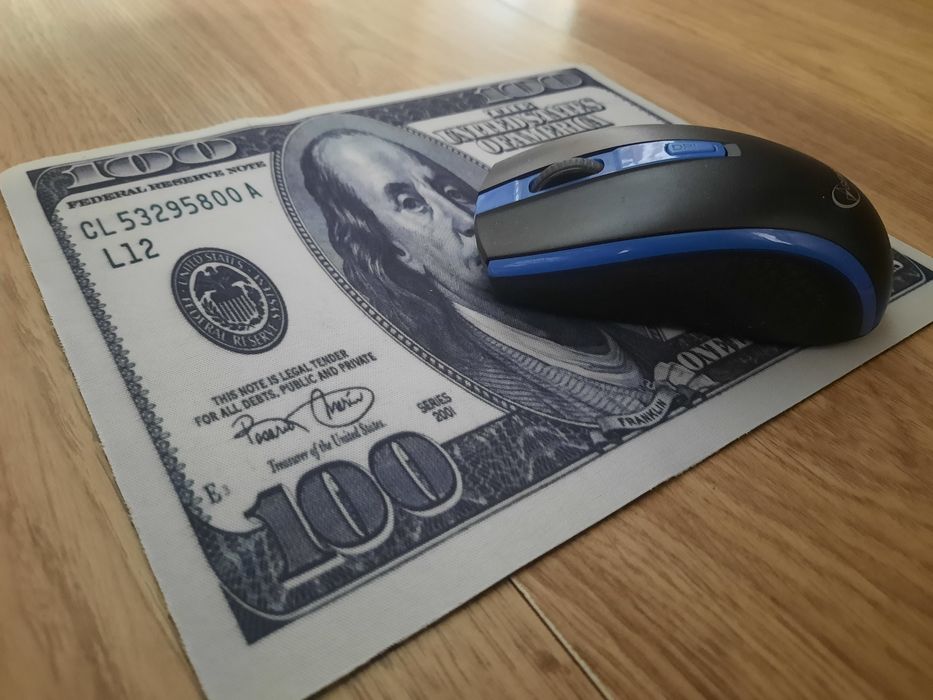 Розпродаж! 100$ доларів ! Коврик для комп'ютерної миші ! Килимок ПК