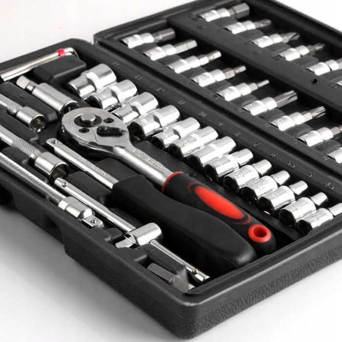 Zestaw Klucze Bity Torx Hex Nasadki Końcówki Nasadowe Wkrętaki Grzecho