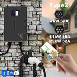 WallBox 7.6Kw com RIF card e APP telemóvel.