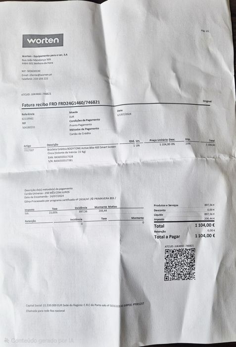 Bodytone smart screen 400