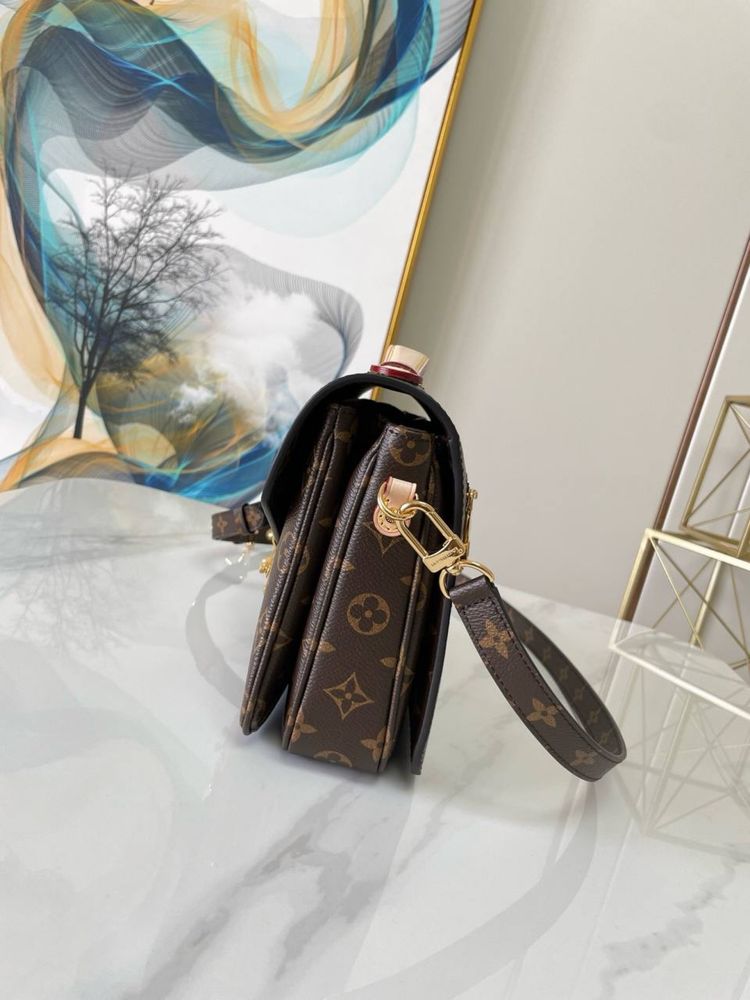 Сумка жіноча Louis Vuitton Metis Poshette женская натуральна шкіра LV
