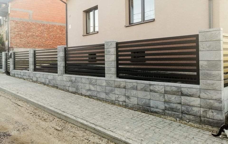 Ogrodzenie modułowe/łupane/ala klinkier