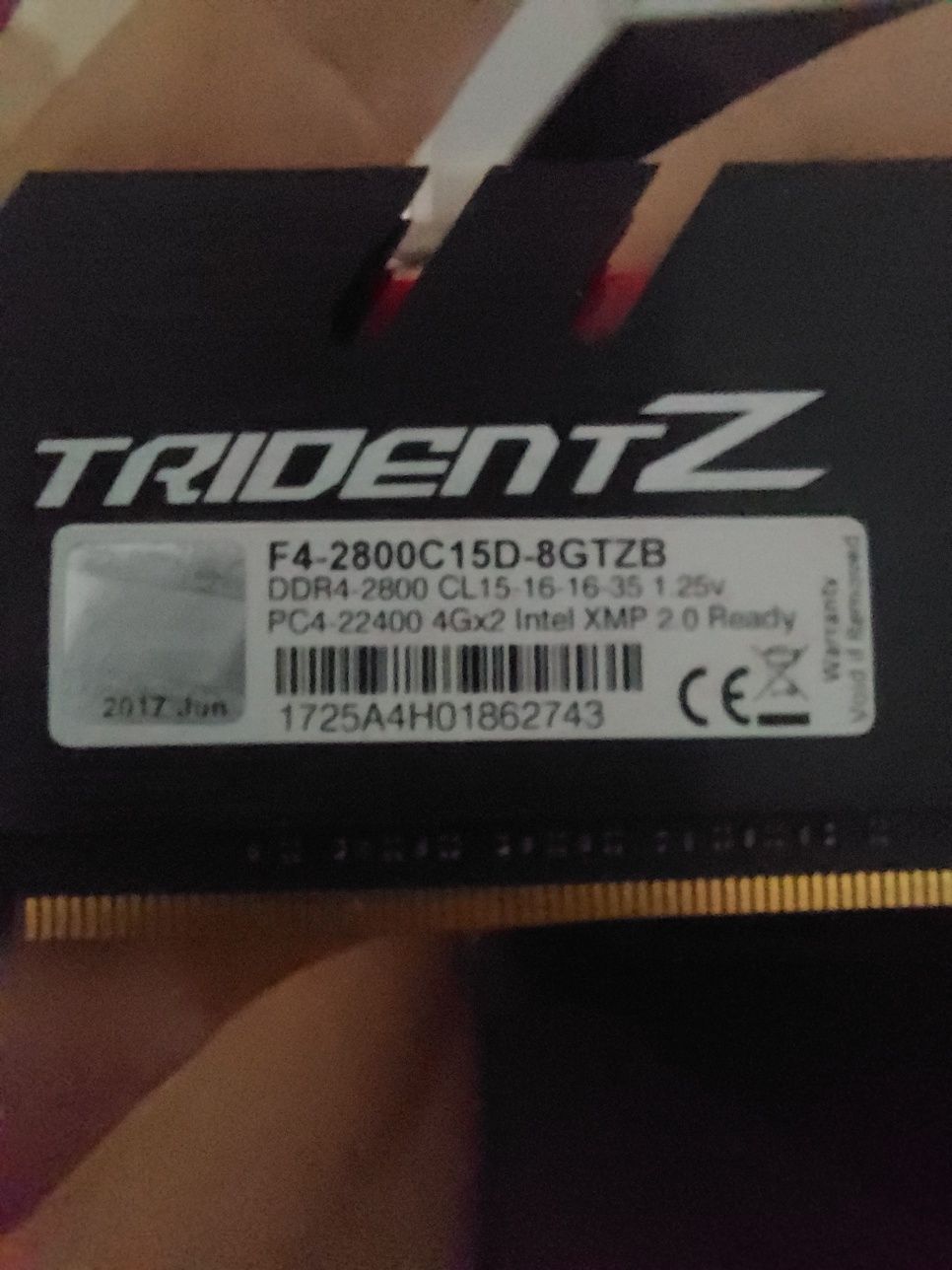 Ram G.Skill Trident Z ddr4 , 16 gb