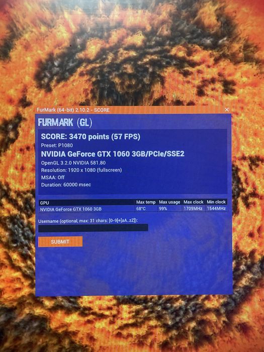 MSI AERO GTX 1060 3GB OC GDDR5 (Hynix)