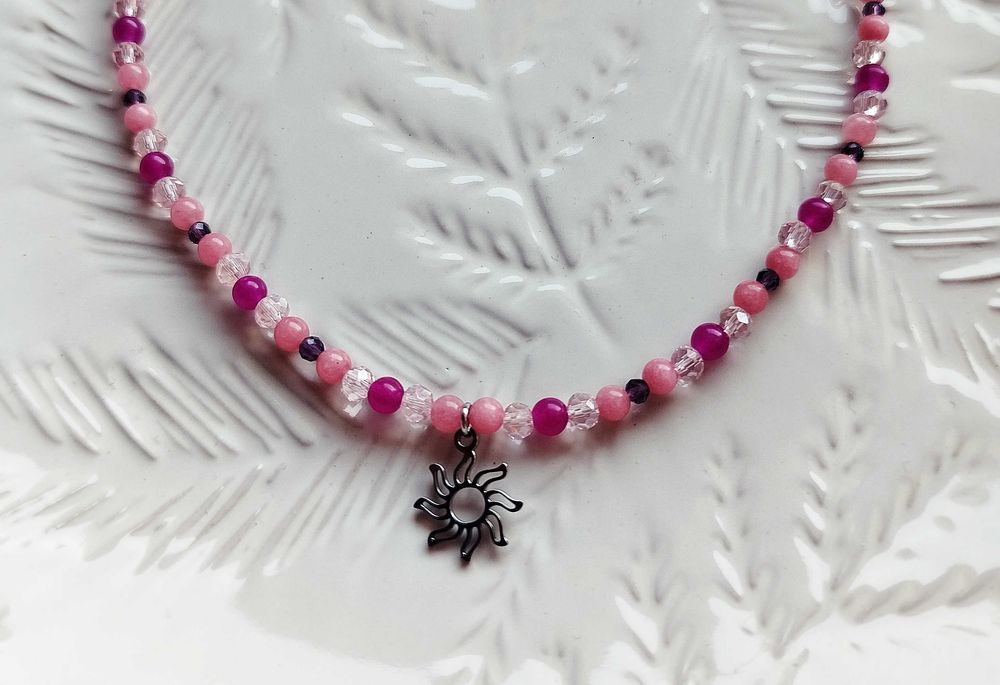 Naszyjnik z kamieni naturalnych – agat, tygrysie oko OlczykJewellery