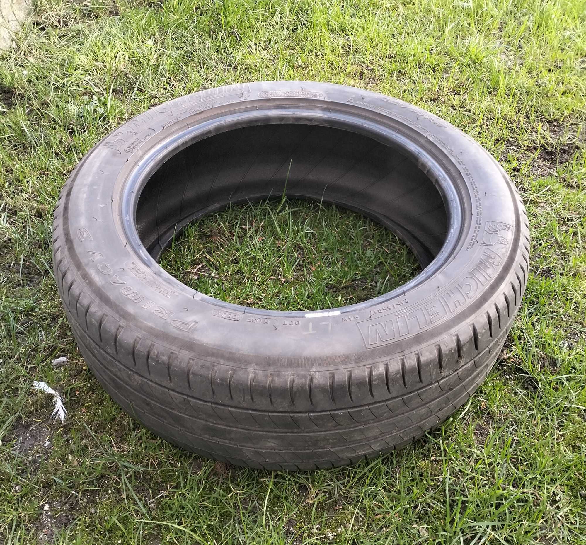 Opony letnie używane 4 szt 215/55R17