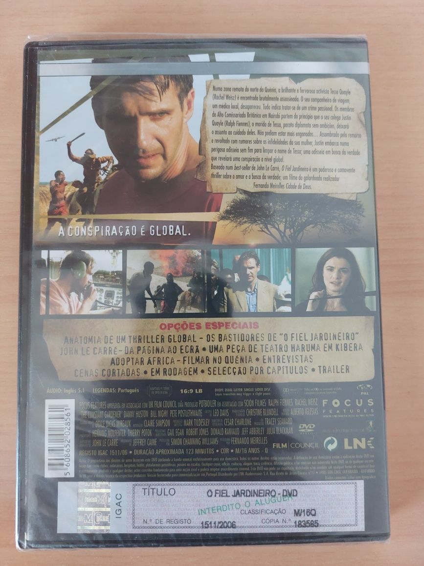 DVD Novo e Selado - O Fiel Jardineiro