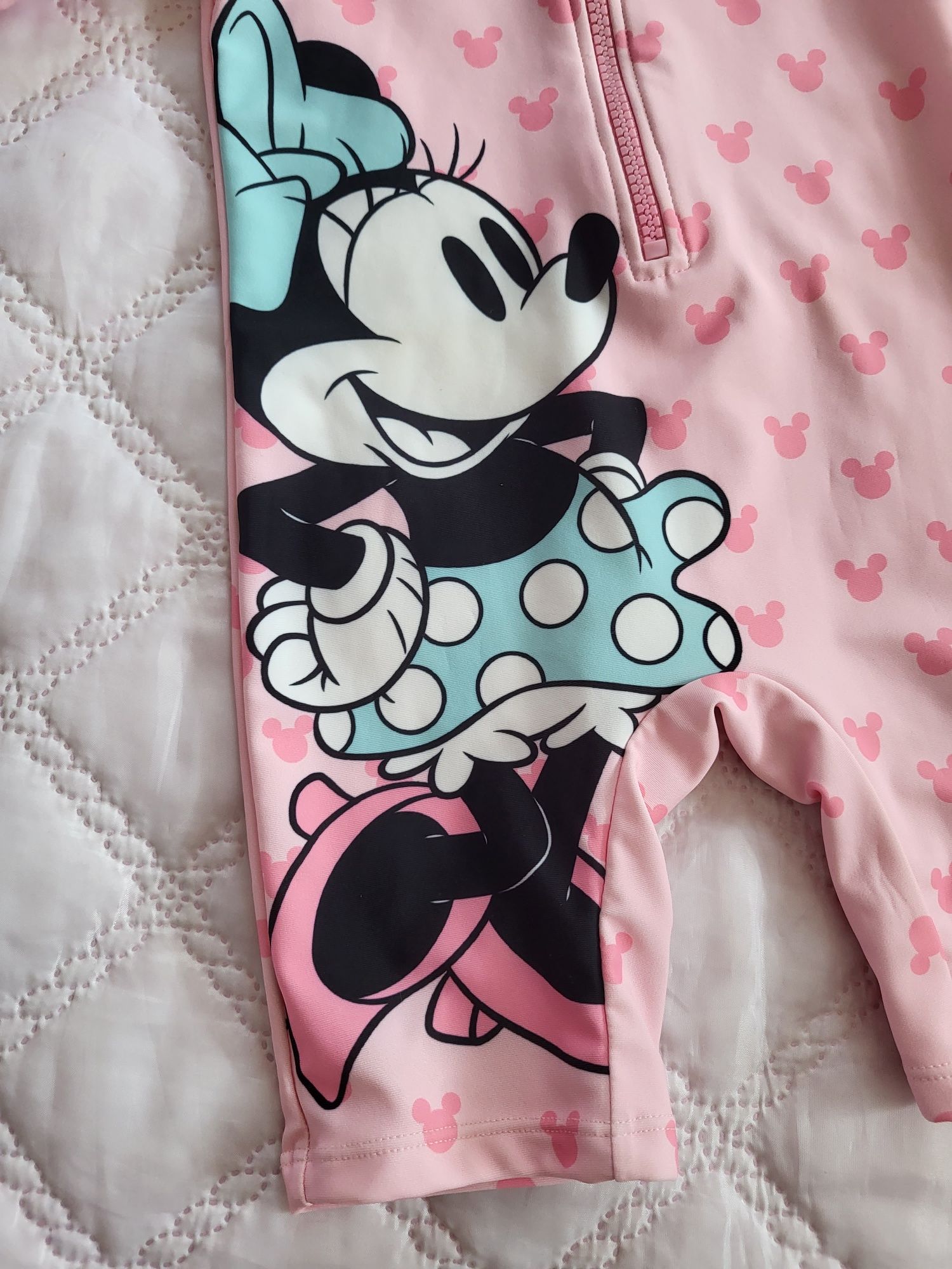 Купальний сонцезахистний костюм Minnie Mouse на дівчинку 1,5 -2 рочк