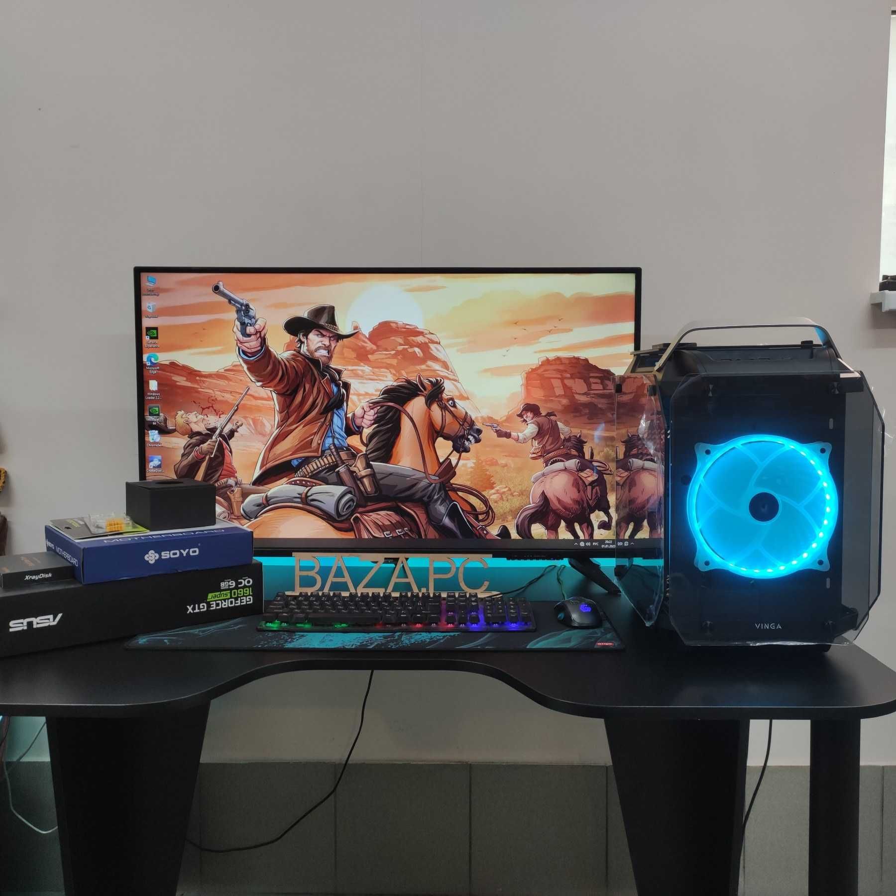 Компютер Новый Ryzen 5 5500, 16GB DDR4, GTX 1660 Super 6GB, SSD 512GB