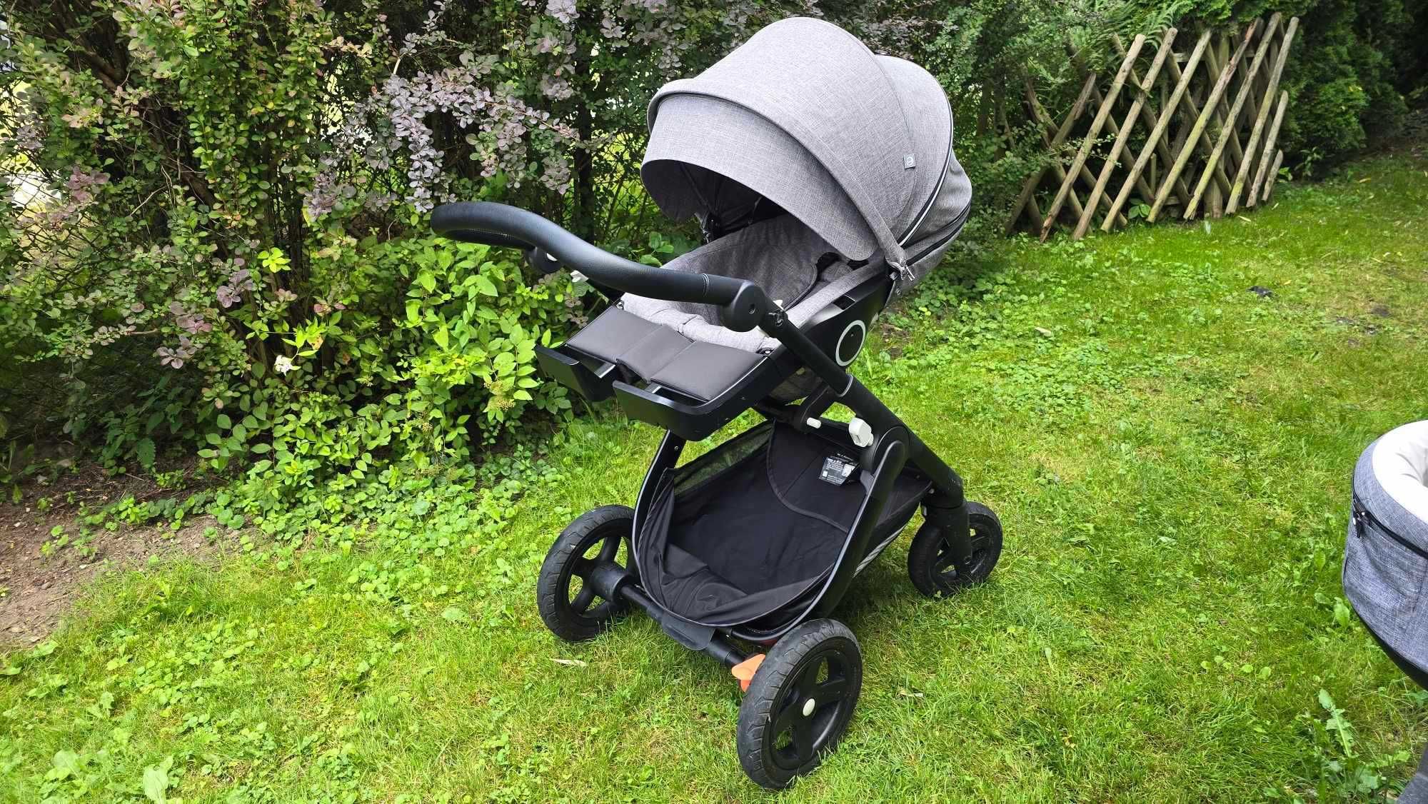Wózek Stokke Trailz 3w1 + adaptery + Fotelik Maxi Cosi Pebble Plus