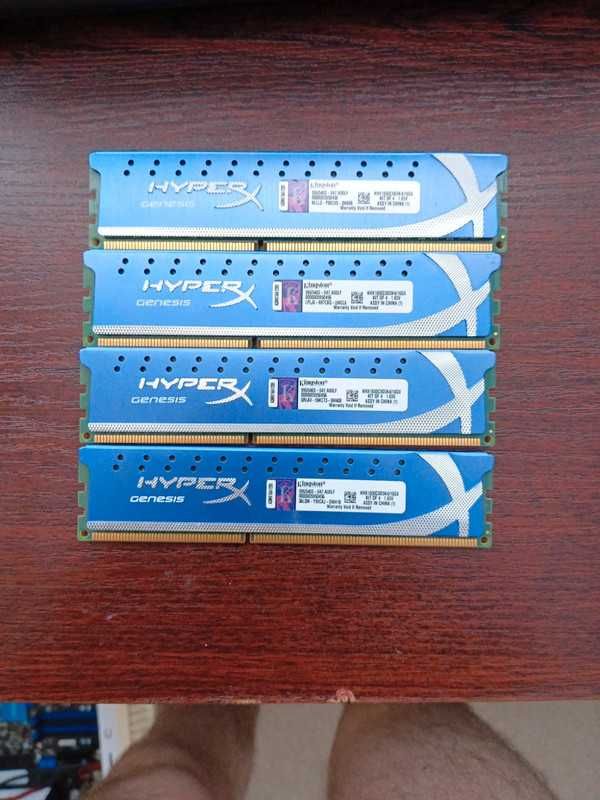 Hyper X 4x4 16gb ram ddr3 1600 mhz