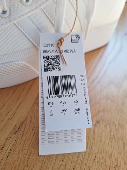 Buty trampki adidas bravada 2.0 mid platform skateboarding