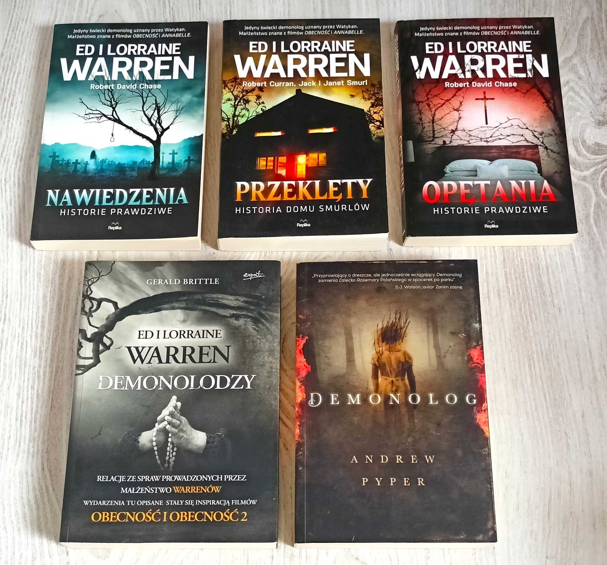 5x Warren Demonolodzy Nawiedzenia Opętania Przeklęty Pyper Demonolog