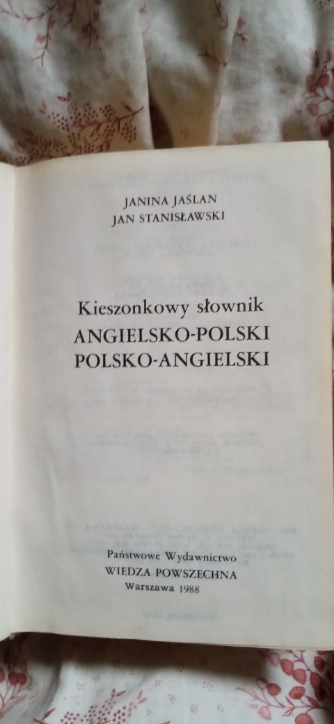 Słownik angielsko-polski. Janina Jaślan, Jan Stanisławski