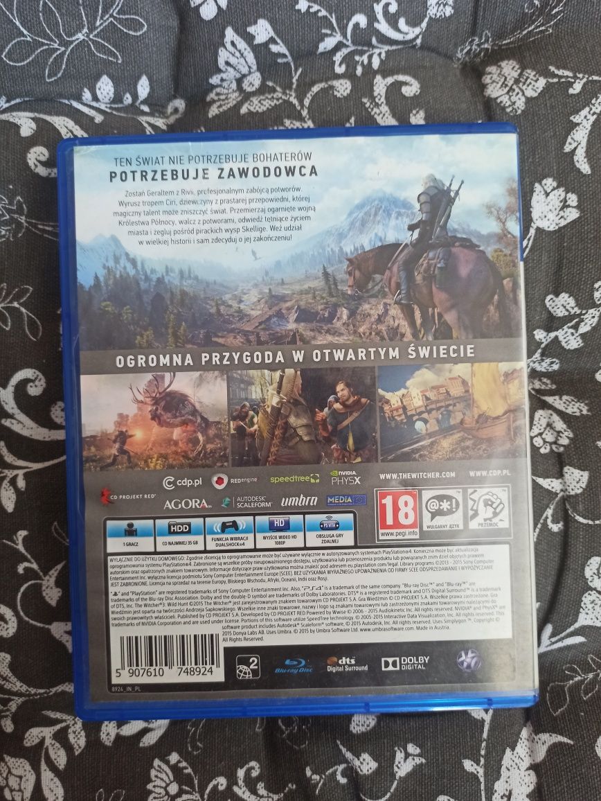 PS4/PS5 gra Wiedźmin 3 Dziki Gon PL na Play Station