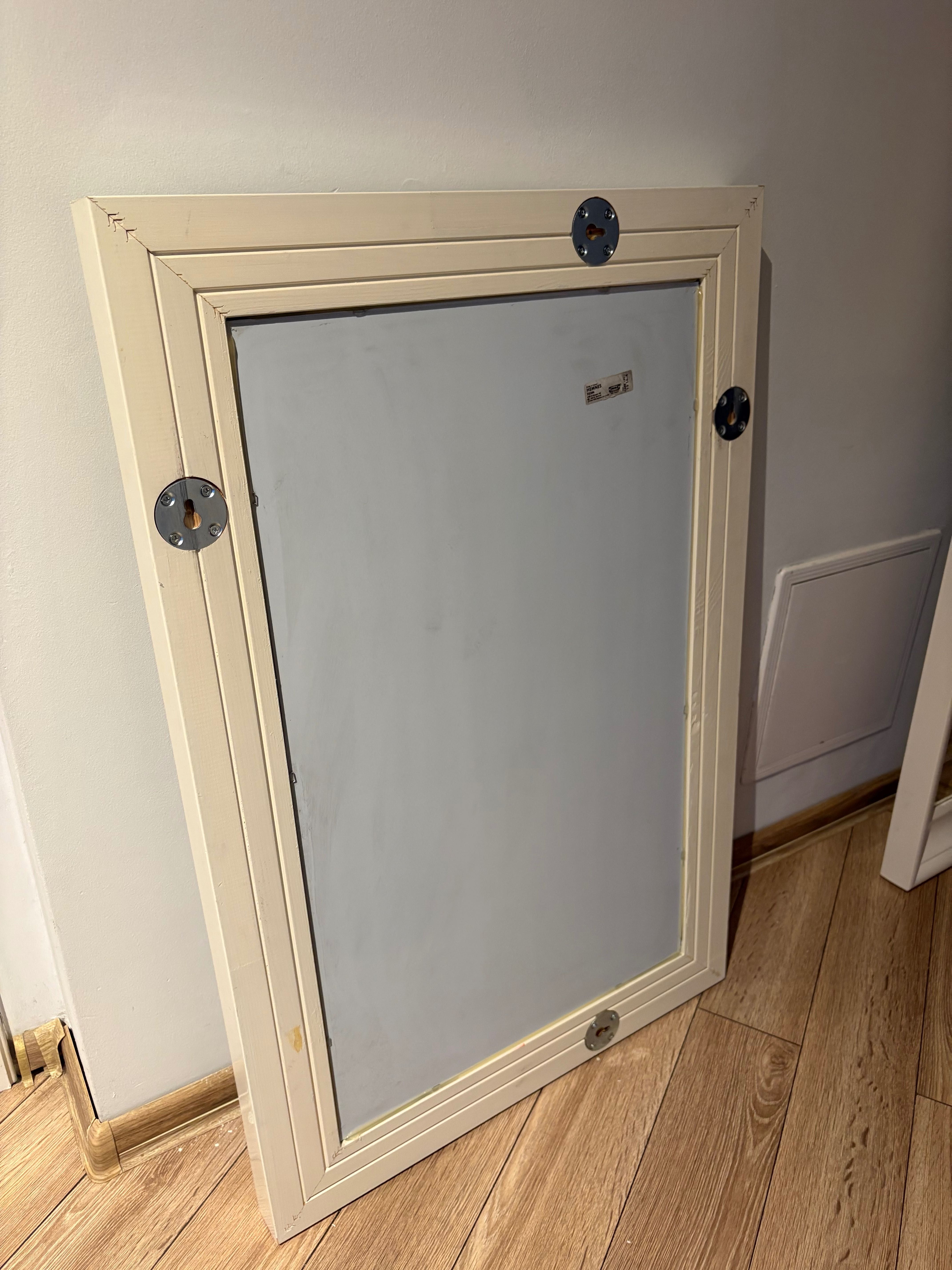 IKEA TOFTBYN lustro białe 65x85cm