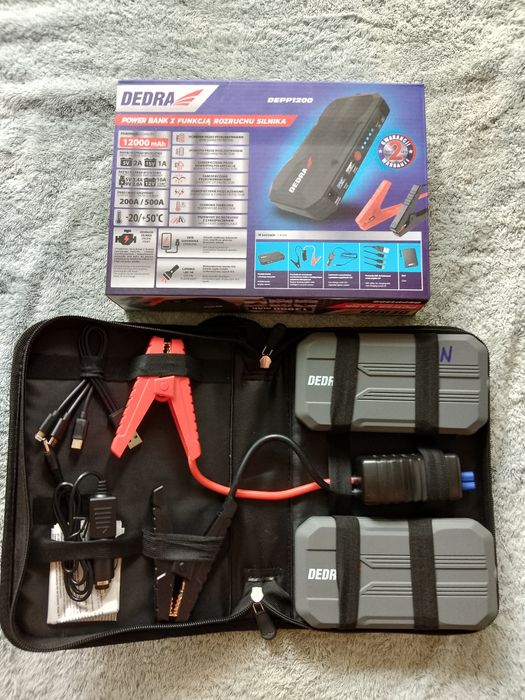 Powerbank z funkcją rozruchu silnika, Dedra DEPP1200 cena za 2 sztuki