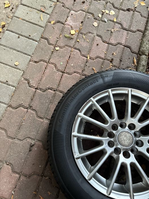 Komplet kół zimowych 15  Continental Alu 195/65R15 4x alu