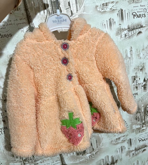 Милая теплая кофточка кардиган  для девочки