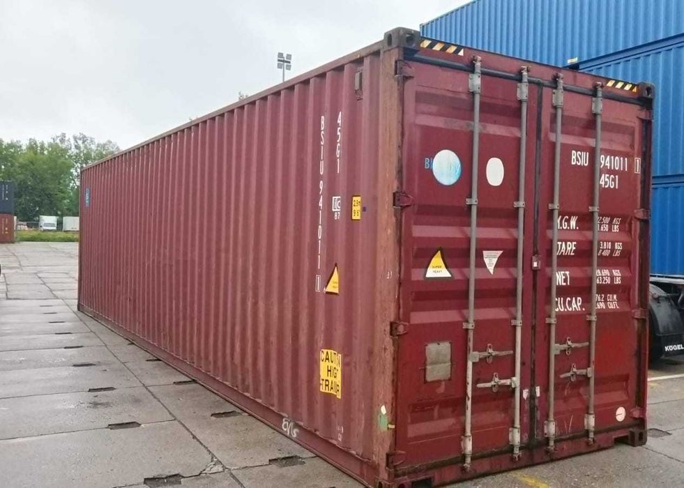 Kontener Morski 40 HC Transport Szczelny