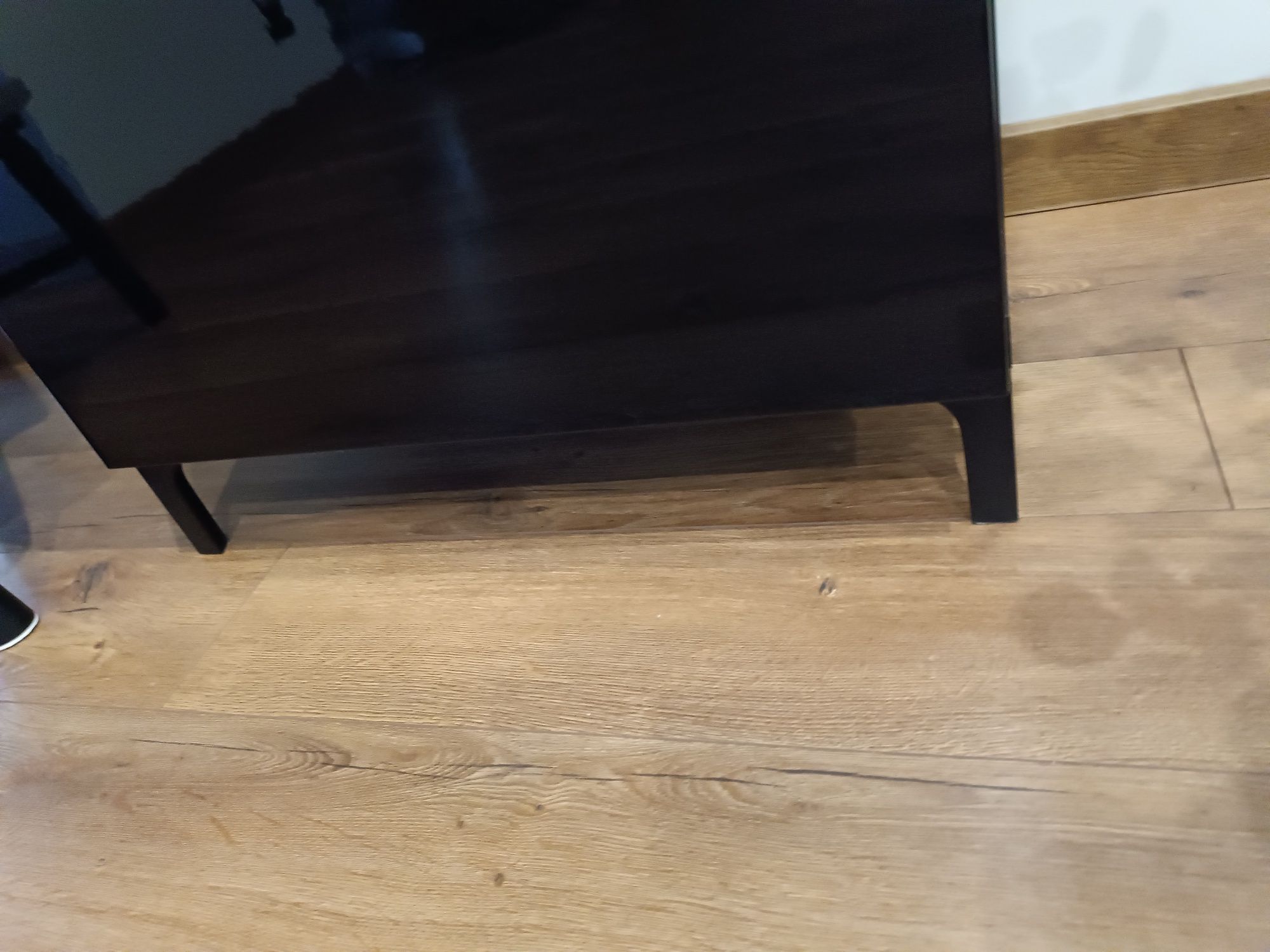 Ikea Besta szafka z drzwiczkam komoda słupek czarny lakier
