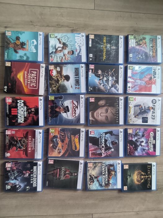 PS 5 gry na konsolę