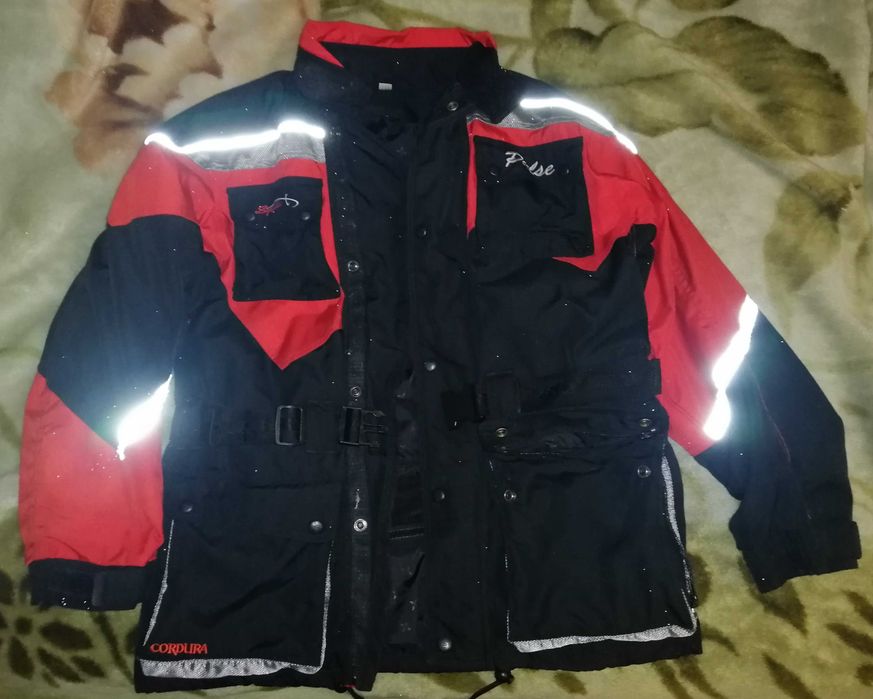 Мотокуртка текстильна SPADA CORDURA, розмір S; Мотоперчатки NEVIGA