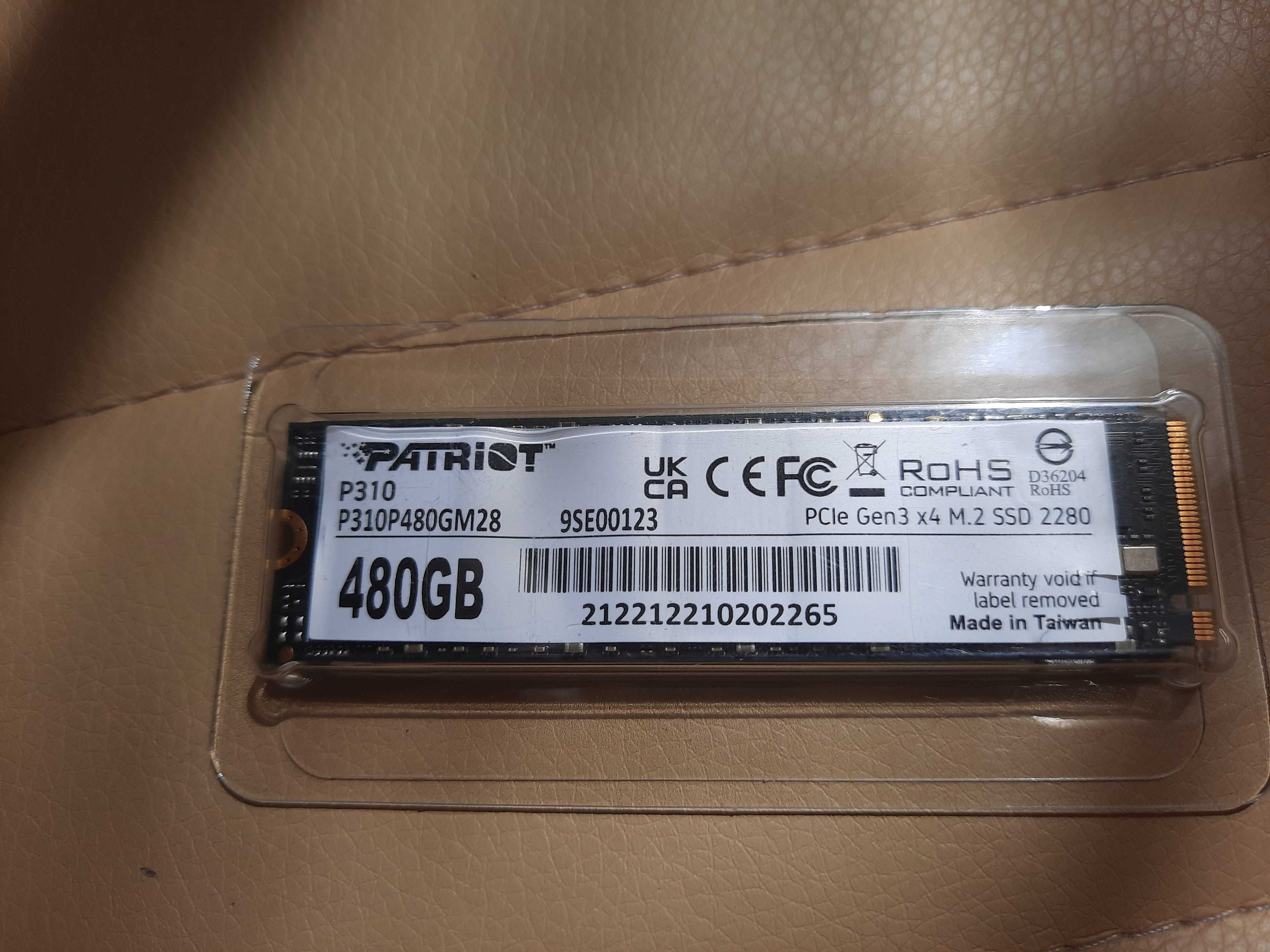 SSD M2 Patriot Memory P310 480 GB