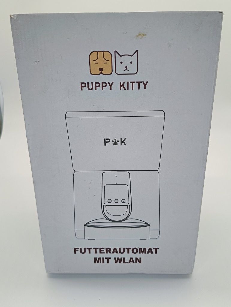 PUPPY KITTY Podajnik, dozownik, do karmy dla kotów i psów, WiFi 4L