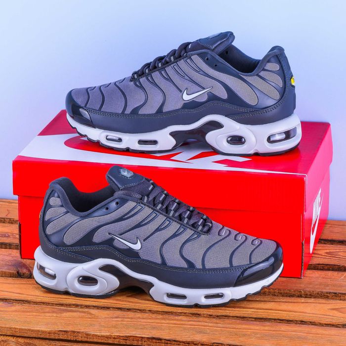 (2079) Термо Зимові Кросівки Nike Air Max TN сірі (41-45) найк найки