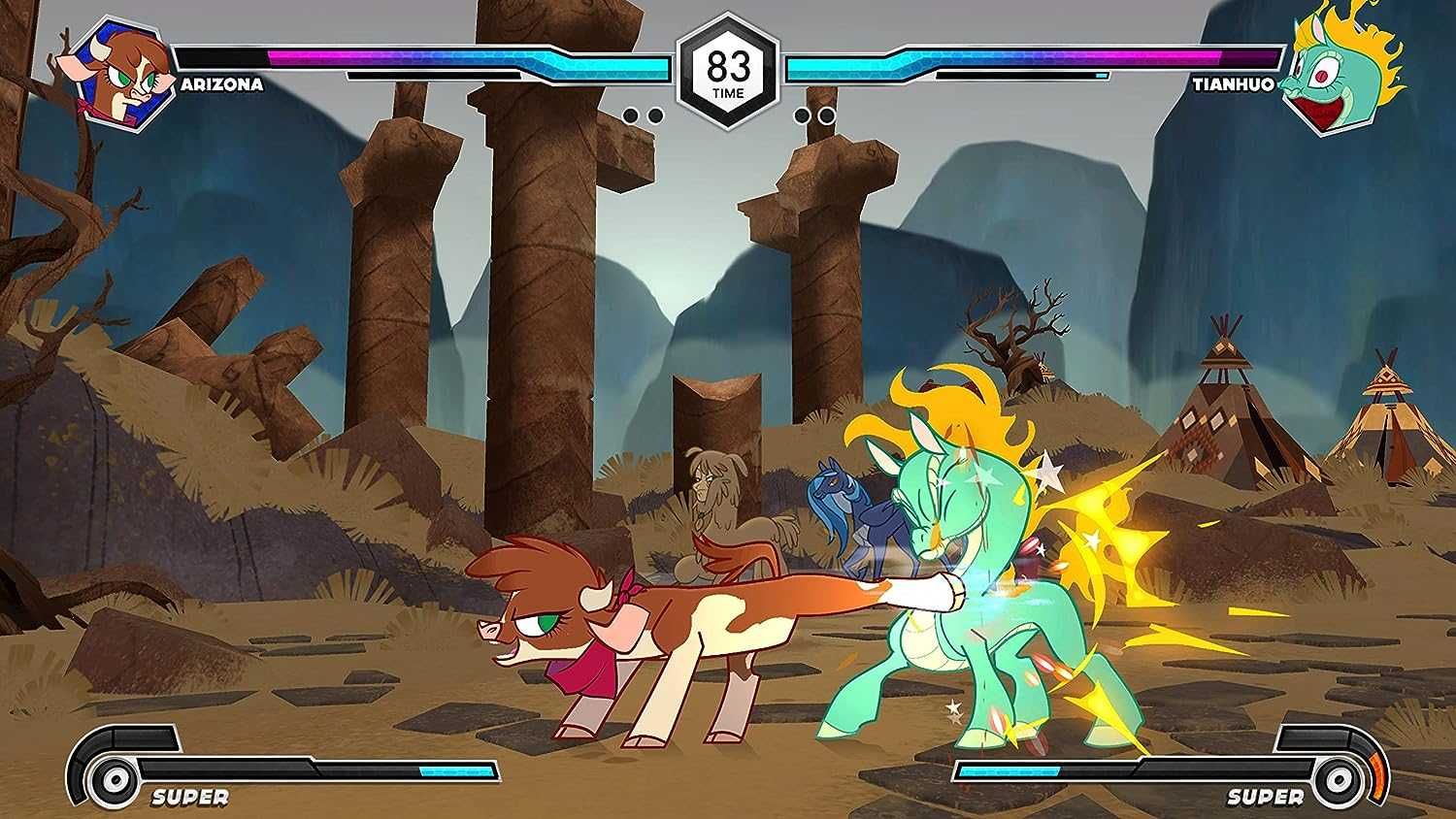 Them Fightin' Herds PS4 / PS5 - bijatyka z końmi, na dwóch anime