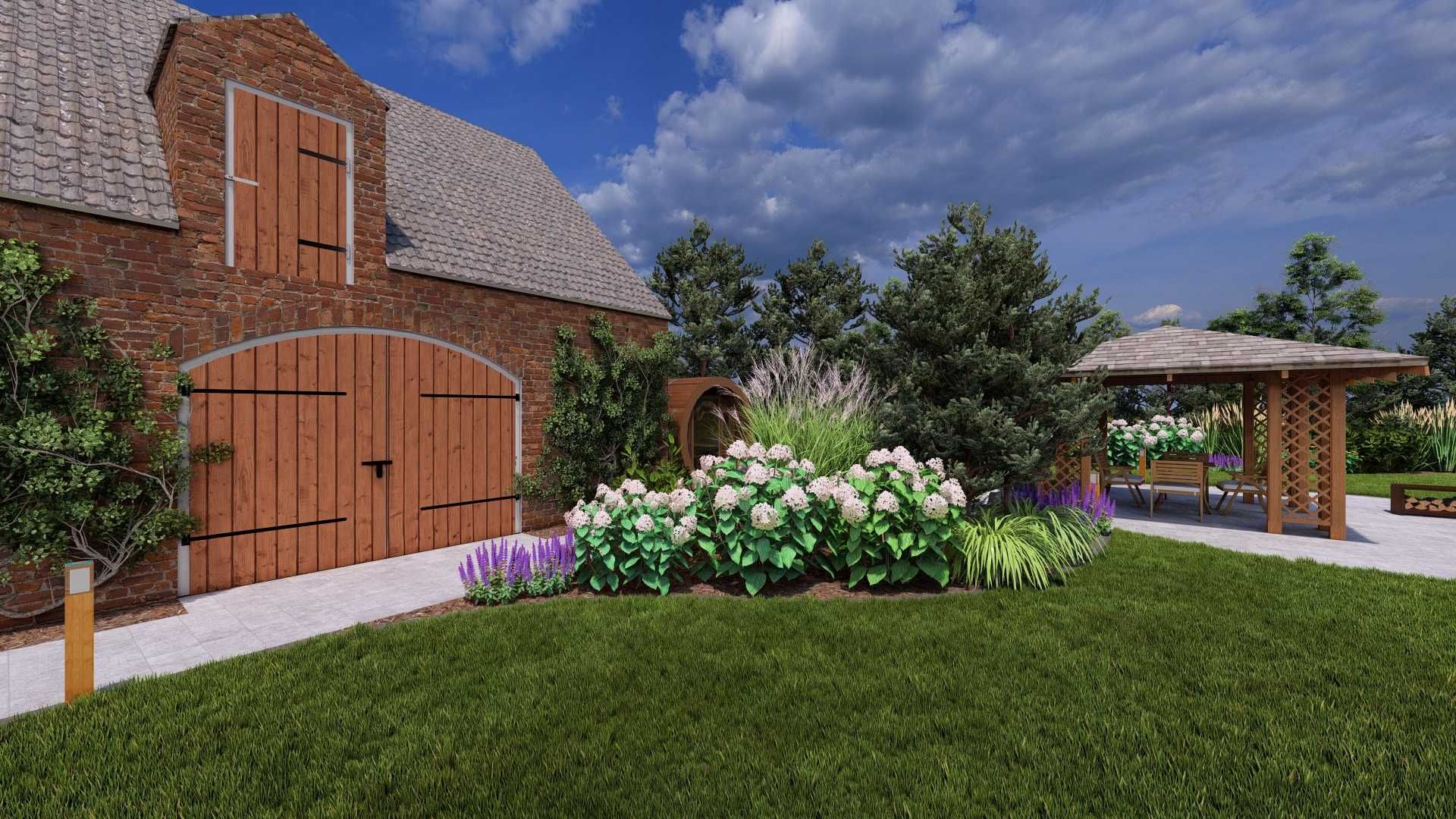Projektowanie ogrodów, wizualizacje 3D, architektura krajobrazu