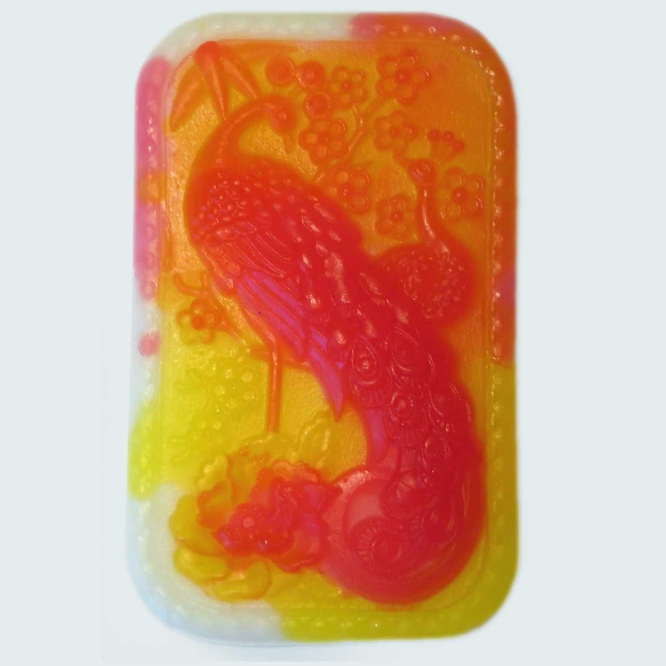 Mydełko glicerynowe, figurka z mydełka glicerynowego luksusowy Paw