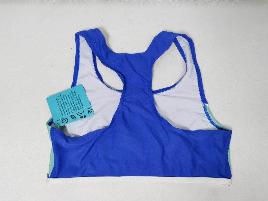 Strój kąpielowy dwuczęściowy sportowy bikini niebieski 34/36 ST0194A