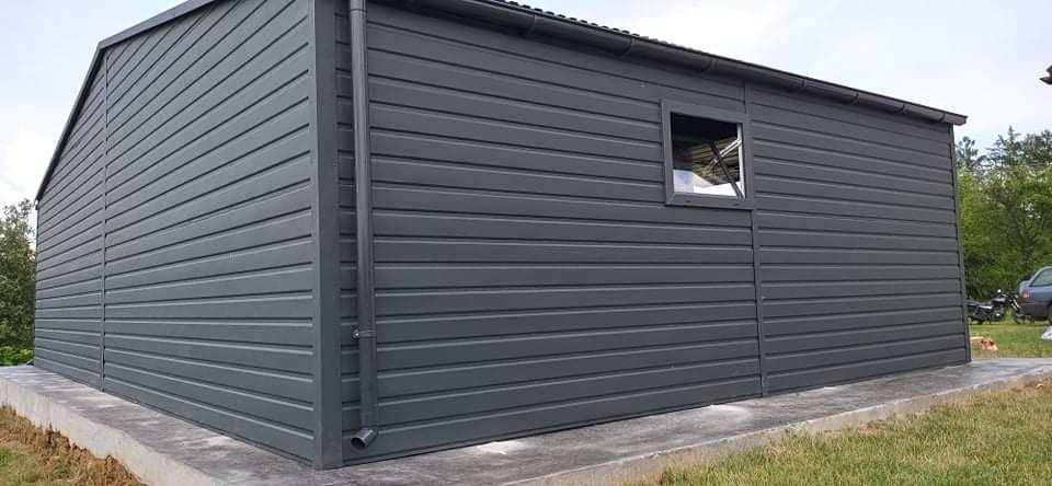 LHSTAL garaże-wiaty 5x3 blaszaki domki ogrodowe śmietniki