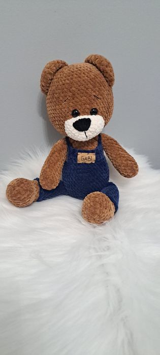 Miś Wojtek handmade rękodzieło dla dziecka na prezent