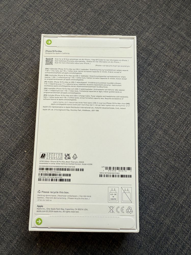 Iphone 16 pro max Czarny