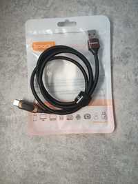 TOOCKI kabel USB-C Type-C 66W PD QC + Miernik LCD