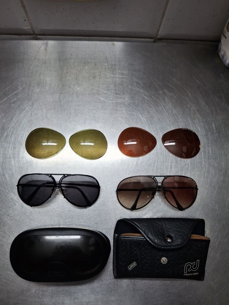 Óculos Porsche Design clássico e 8478