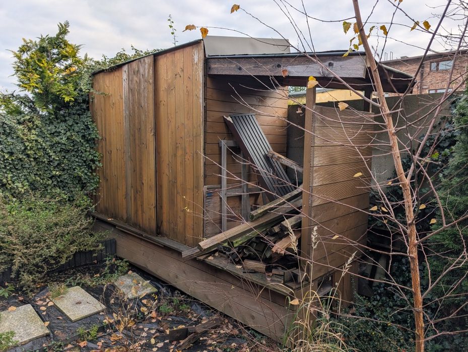 Domek narzędziowy szopka