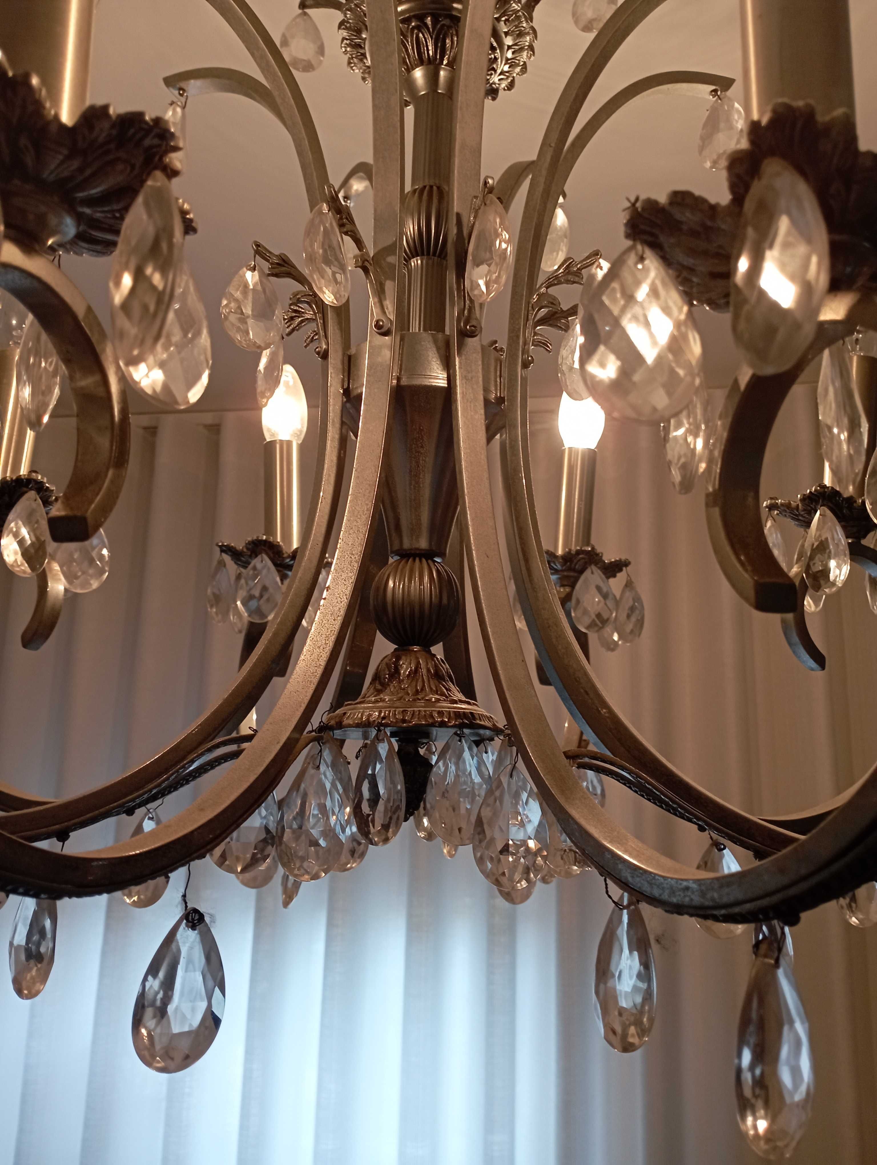 Candeeiro de sala em cristal